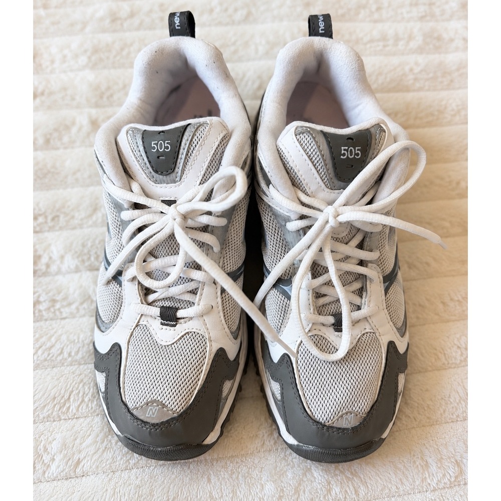 New Balance 505 White Grey Blue Cross Training Shoes WX505WG Womens 9